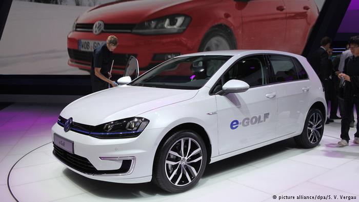 Volkswagen Golf с электрическим мотором 