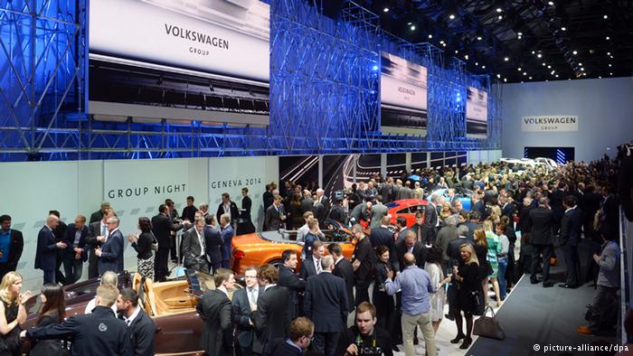 Женевский автосалон, 2014 год. Зал Volkswagen