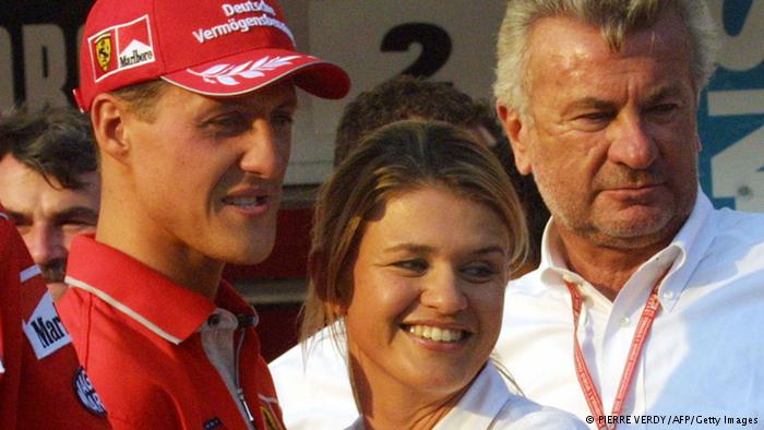 Michael Schumacher Corinna und Manager Weber